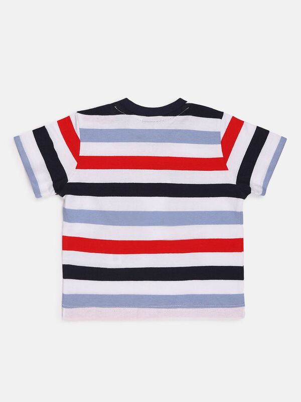 Stripe T-Shirt With Print image number 1